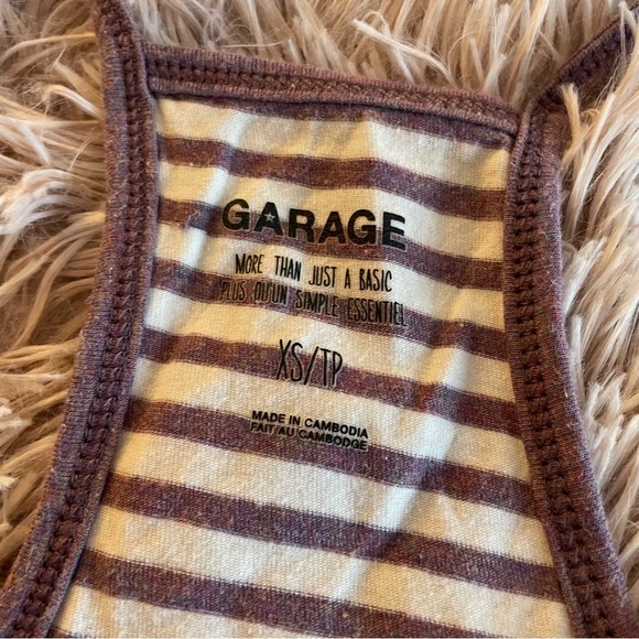 Garage Striped Racerback Tank Top - Picture 3 of 4